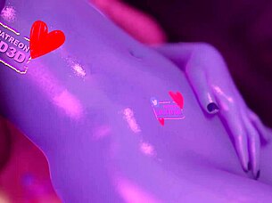 linx and joey in a suggestive lesbian hentai scene