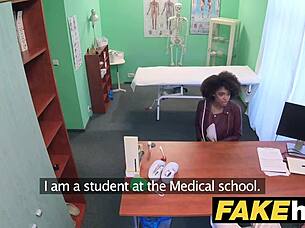 Doctor Fucks Ebony Student In Exam
