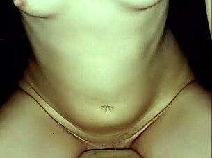 best friend's sister rides cock and eats cum