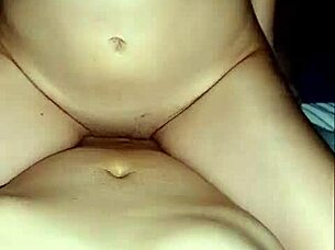 best friend's sister rides cock and eats cum