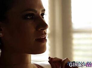 oiled babes tribbing with big tits