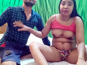 Cute couples HANIF and ADORI making out in DESI XXX style