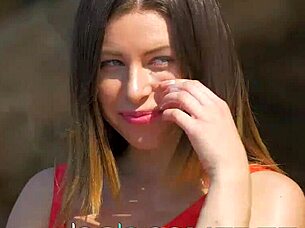 Ally Breelsen Sucks Kristof Cale's Cock