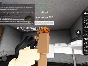 roblox girl says, ride my monster cock in game?