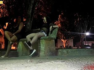 guy wants sex with two girls in public?