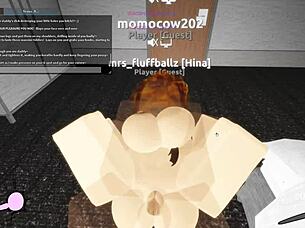 roblox girl says, ride my monster cock in game?
