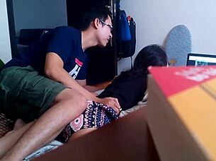 vietnamese boyfriend's hidden cam catches everything!