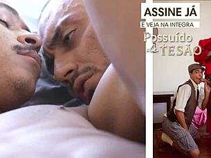 bastidores léo felipo possuído de tesão with gay group deepthroat