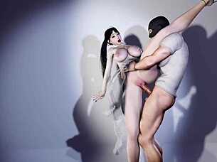 Picking flowers in 3d hentai with cum scenes.