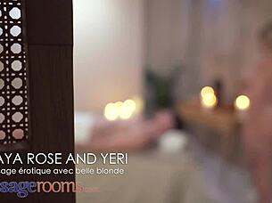 French Milf Maya Rose in Hardcore Oil Sex