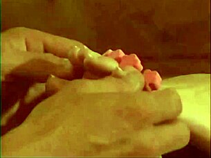 Katie Morgan's wet footjob tease