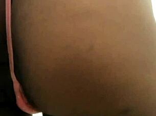 Strip tease in bathroom?