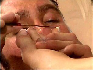 Katie Morgan's wet footjob tease