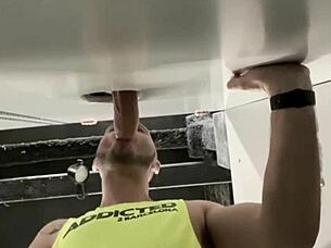 Gay Glory Hole Blowjob Compilation with Big Cocks