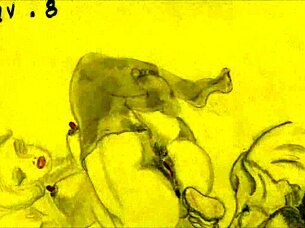 Feeling Nostalgic with Vintage Erotic Anime Drawings So Sexy