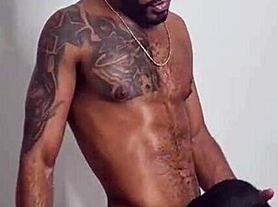 Deel Black Takes Marc Ferri's Monster Cock Bareback in Intense Gay Fuck