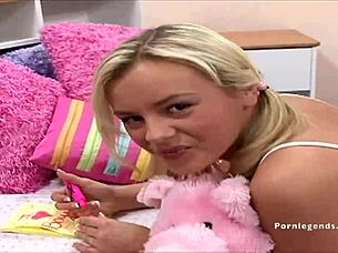 Bree olson, the eighteen-year-old pornstar, gets bent over for doggystyle and cumshot on her big tits