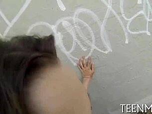 Why fill Scarlett Sawyer's mouth with cock juice?