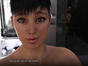 Coach shares news with john in anime hentai