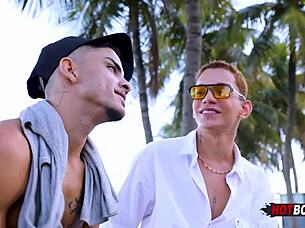 damn, banging this hot young brazilian teen doggystyle felt so good!