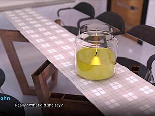 Coach shares news with john in anime hentai