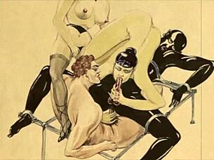 Feeling Nostalgic with Vintage Erotic Anime Drawings So Sexy