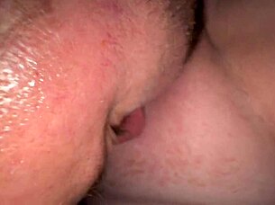 guy eats his girlfriend out, making her cum twice while sucking her pussy dry