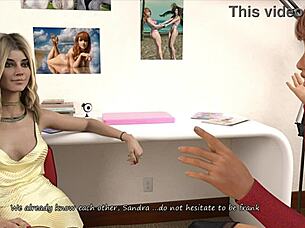 John faces trouble as Sandra turns up in big city pleasures.