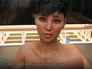 Coach shares news with john in anime hentai