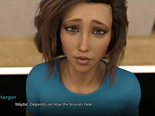 Coach shares news with john in anime hentai