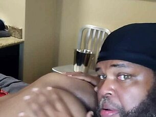 Prince Rock intensely licks beautiful chocolate ass