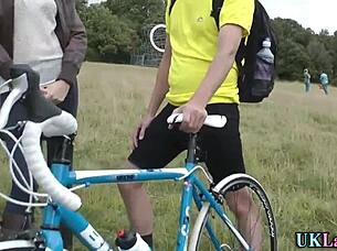 Spunked stockings brit