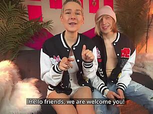 first sex with short haired blonde virgin