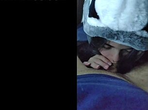 cute teen 18+ white moon deepthroats in white wolf scene