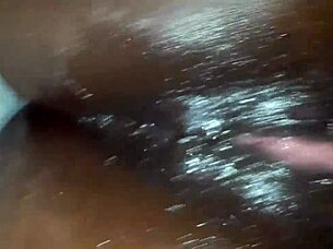 ebony wife takes big cock all