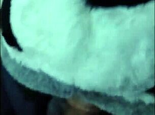 cute teen 18+ white moon deepthroats in white wolf scene