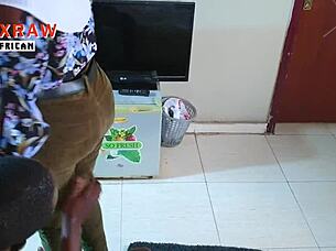 African beauty creampied