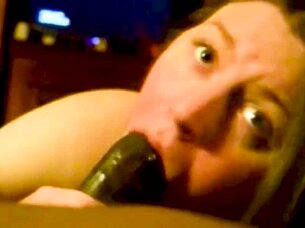 i sucked that big black cock sloppily