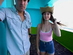 Young Lola Leda in hardcore porn casting scene with big cock lover