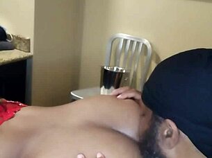 Prince Rock intensely licks beautiful chocolate ass