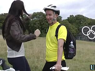 Spunked stockings brit