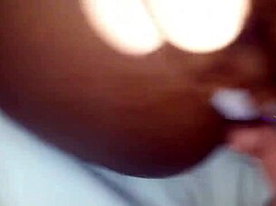 ebony wife takes big cock all