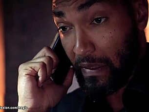 Why does the muscle guy bind the milf and babe in BDSM?