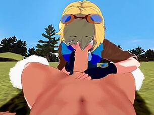 I’m hooked on Ezreal and Braum’s hard anime sex