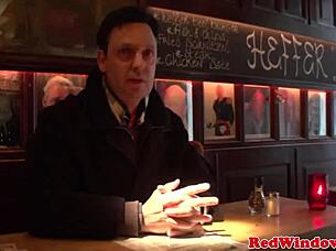 Redlight Eurobabe Masturbates After Sexytime