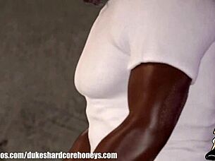 red head pawg takes hard backshots in prison