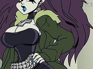 Penniless animation featuring emo characters in cartoon style