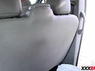 Best friends engage in hardcore lesbian sex on road trip