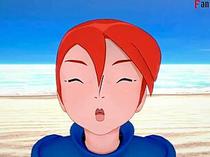 i love yae miko's bikini sex on the beach pov