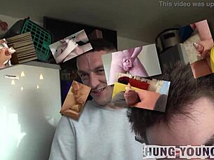 Eight anonymous loads mailed frozen and fucked into young stunner